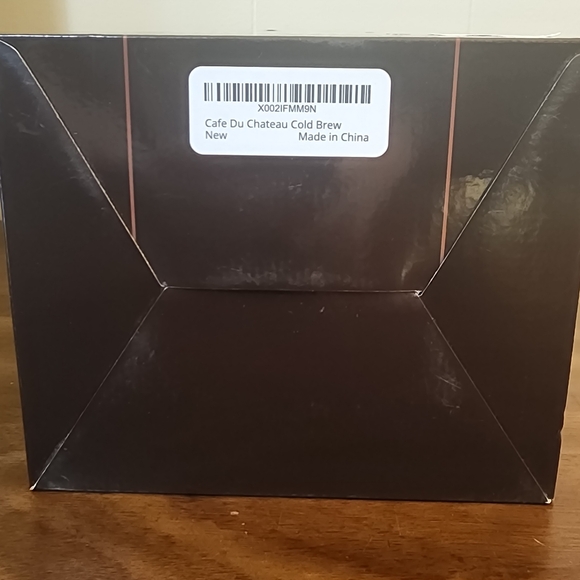 NEW Cold Brew Coffee Maker 34 Ounces Stainless Steel Filter Cafe du Chateau - Picture 7 of 10